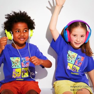 Áo thun tay ngắn uniqlo kids splatoon 3 ut
