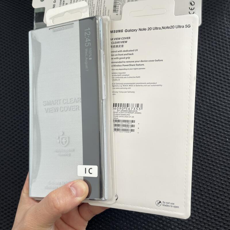 Ốp Điện Thoại Nắp Lật Tráng Gương Thông Minh Cho Samsung Galaxy Note 20 / Note20 Ultra 5G 5G