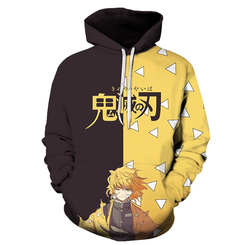 Áo Hoodie In Họa Tiết 3D Demon Slayer Tokitou Muichirou Mới Cho Nam Và Nữ
