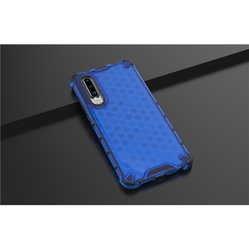 Ốp Điện Thoại Silicon Cứng Chống Sốc Họa Tiết Tổ Ong Cho Huawei P30 Huawei P30