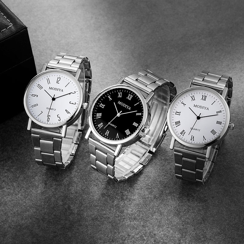 Đồng Hồ quartz Dây Thép Không Gỉ Cho Nam