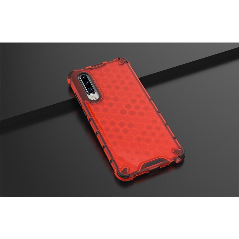 Ốp Điện Thoại Silicon Cứng Chống Sốc Họa Tiết Tổ Ong Cho Huawei P30 Huawei P30
