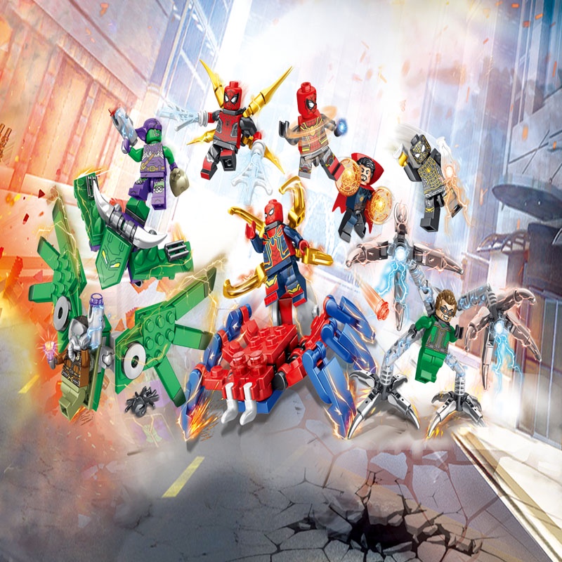 Mô Hình Nhân Vật Người Nhện / Bạch Tuộc / Bác Sĩ Strange