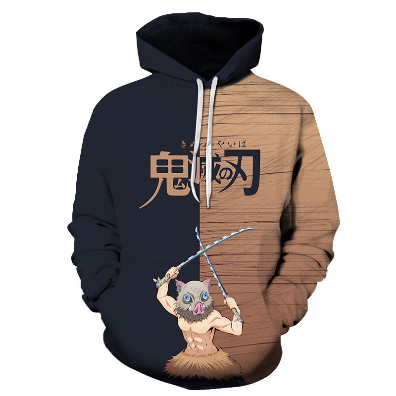 Áo Hoodie In Họa Tiết 3D Demon Slayer Tokitou Muichirou Mới Cho Nam Và Nữ