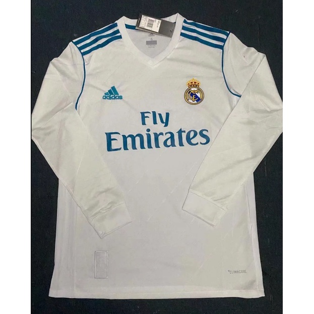 Áo Bóng Đá Tay Dài Kiểu Real Madrid 2014 2015 2016 Phiên Bản Quạt Ronaldo 2017 2018 2019