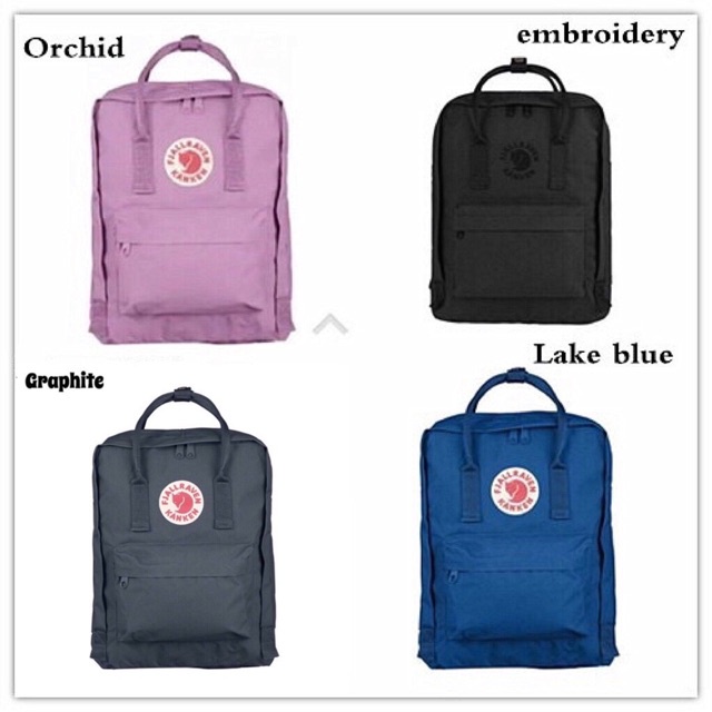 🎉PROMO🎉🍒💯 Kanken Chính Hãng Kanken Cổ Điển Và Mini 34 Màu Chính Hãng Từ Fjallraven, Ba Lô Đi Học