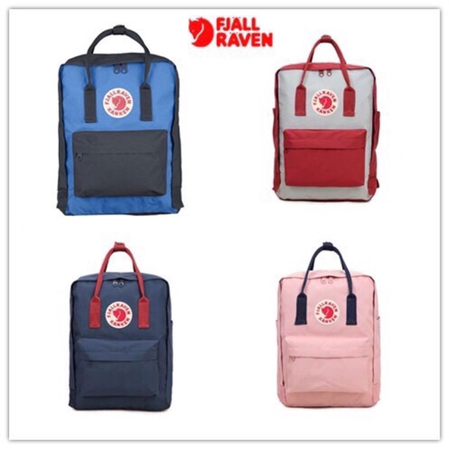 🎉PROMO🎉🍒💯 Kanken Chính Hãng Kanken Cổ Điển Và Mini 34 Màu Chính Hãng Từ Fjallraven, Ba Lô Đi Học