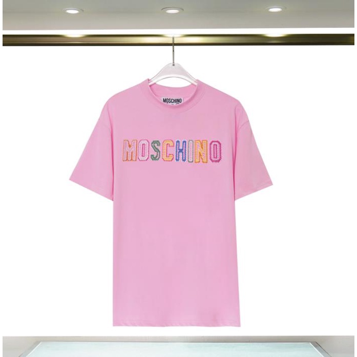 Áo Thun Unisex Cổ Tròn Ngắn Tay Thêu Hình Rêu Phong Cách Mới