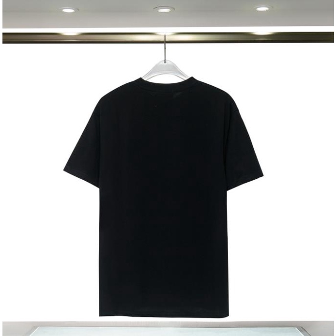 Áo Thun Unisex Cổ Tròn Ngắn Tay Thêu Hình Rêu Phong Cách Mới