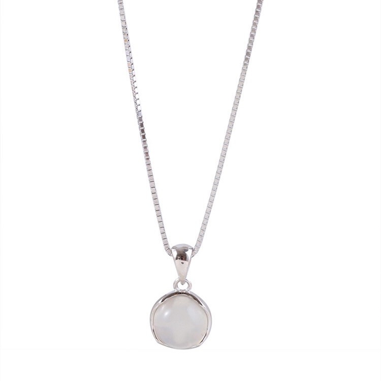 Vòng cổ Choker Màu Bạc Đính Đá Pha Lê Đơn Giản Cho Nữ
