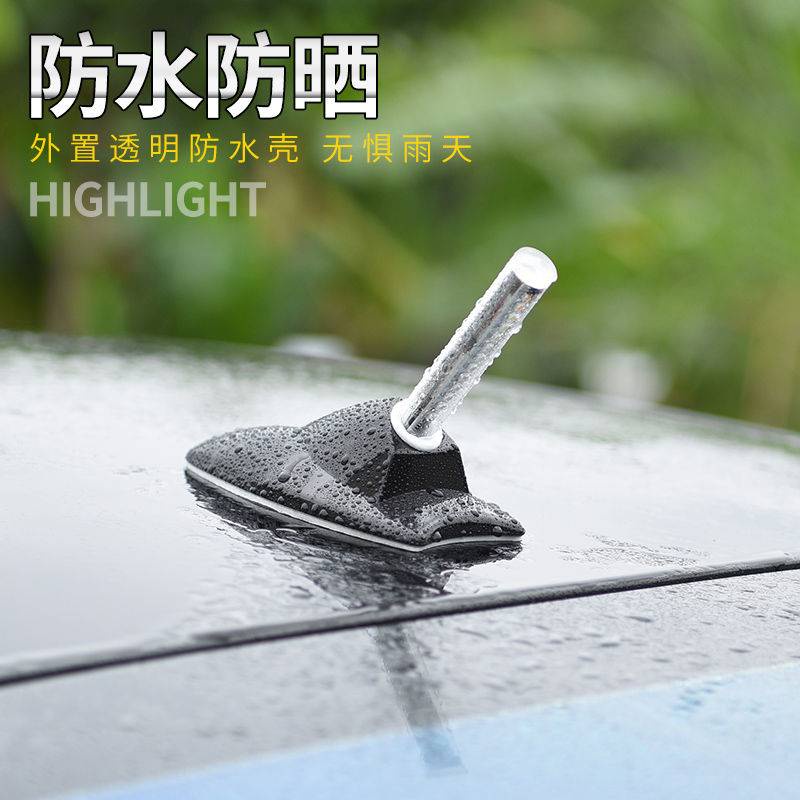 Ăng Ten Vây Cá Mập Có Đèn LED Trang Trí Xe Hơi Sử Dụng Năng Lượng Mặt Trời