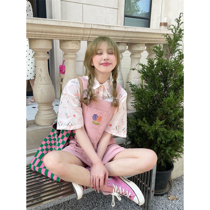 [Hàng Có Sẵn Giao Hàng Nhanh] Đầm Hai Dây Dáng Rộng Thêu Họa Tiết Tươi Mới Mùa Hè 2023 Phong Cách Mới Cho Nữ