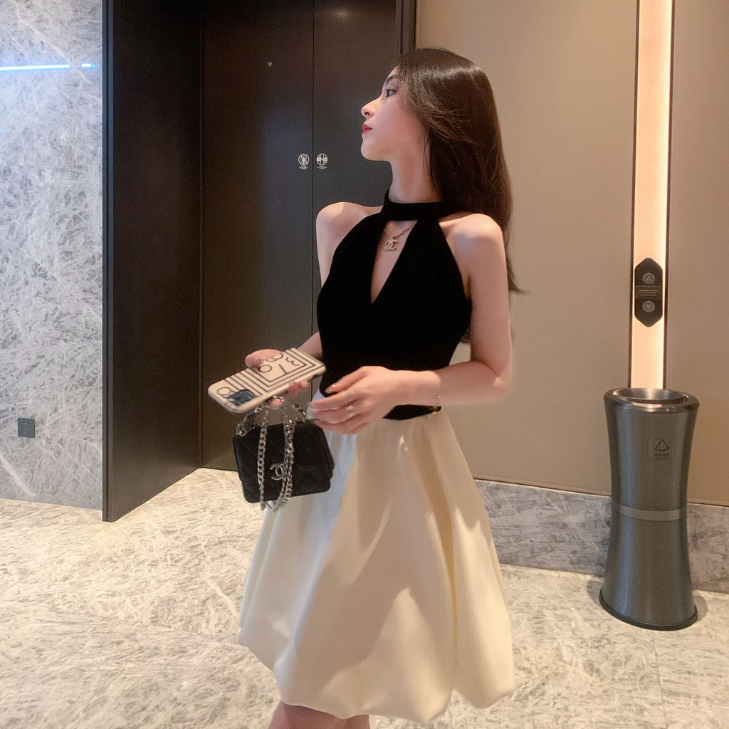 [Hàng Có Sẵn Giao Hàng Nhanh] Đầm Không Dây Dáng Ôm Phong Cách Hoàng Gia Cao Cấp Thời Trang Mùa Hè 2023