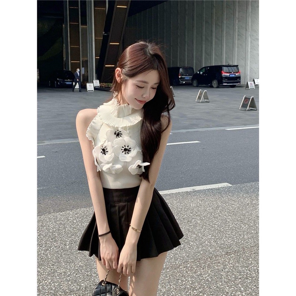 Set Áo Hai Dây / Váy Xếp Ly Ôm Dáng Mùa Hè Ngọt Ngào Cho Nữ [Hàng Có Sẵn Giao Hàng Nhanh]