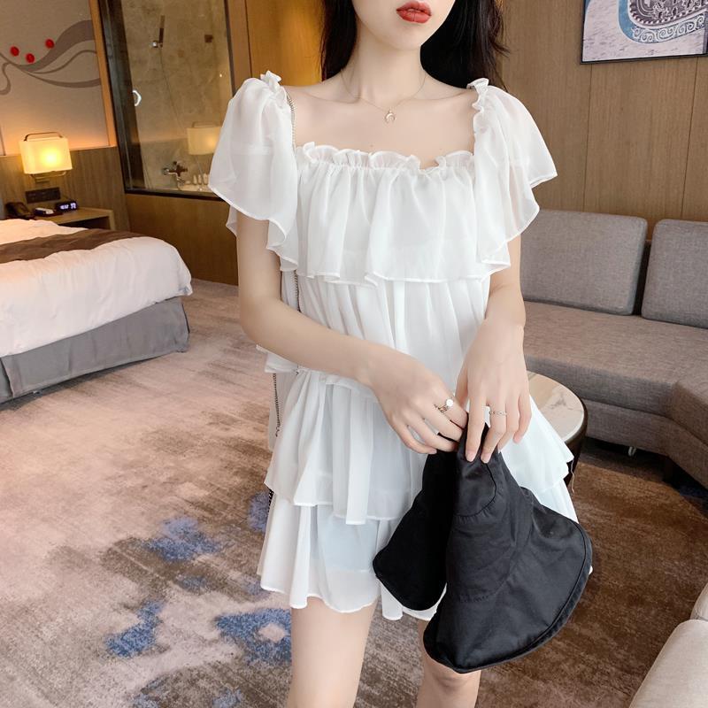 Đầm Hai Dây Dáng Rộng Phong Cách Mới Mùa Hè @ - Hàng Có Sẵn Giao Hàng Nhanh]