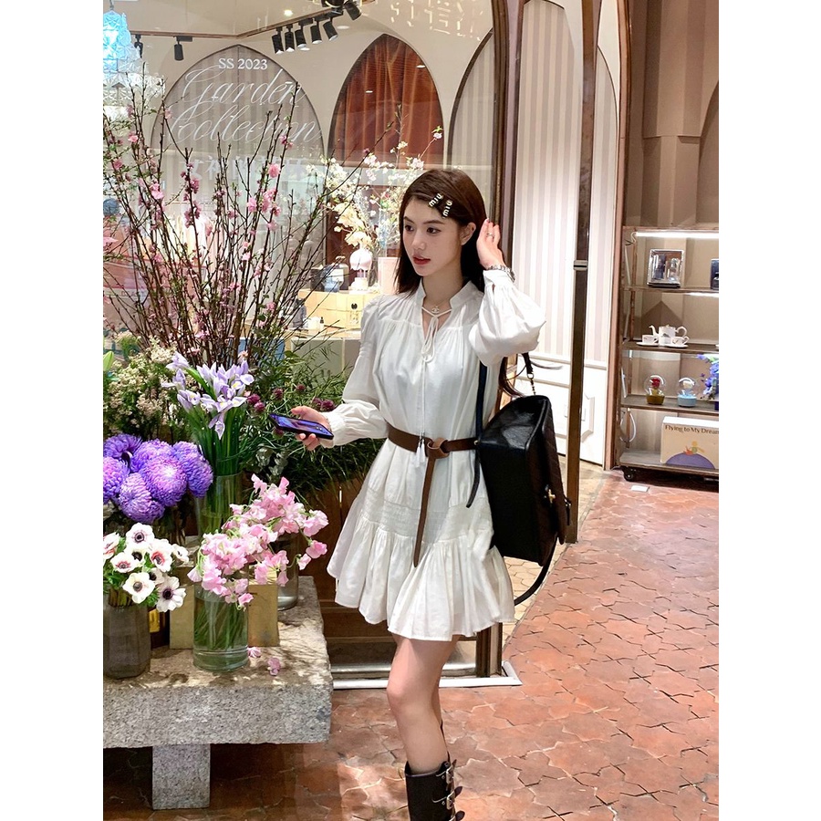 [Hàng Có Sẵn Giao Hàng Nhanh] Đầm Xếp Ly Cao Cấp Kiểu Pháp Thời Trang Xuân Hè 2023