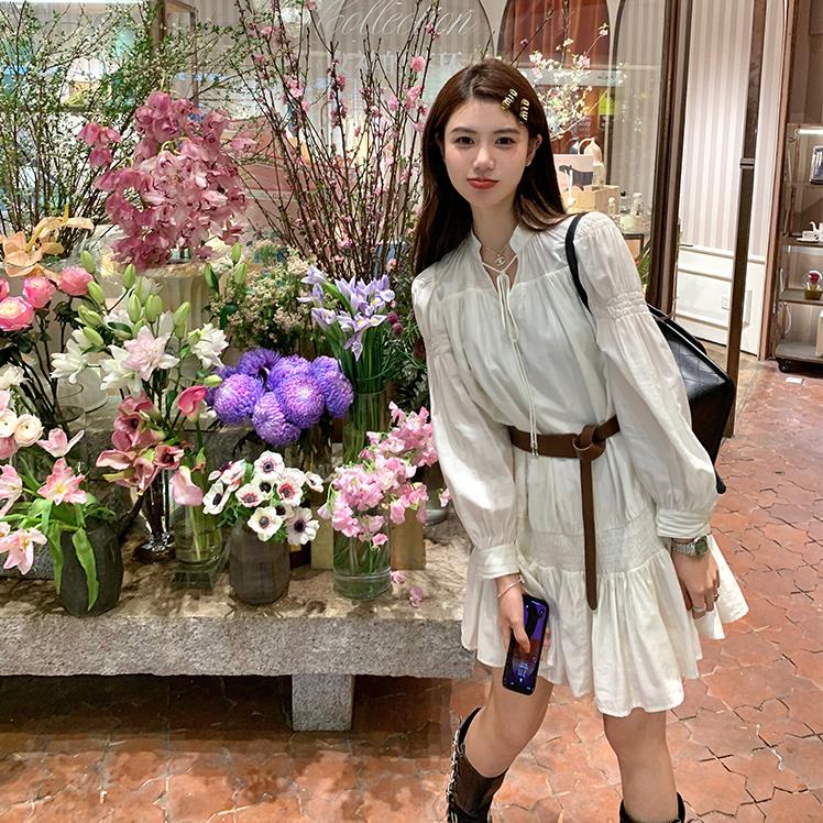 [Hàng Có Sẵn Giao Hàng Nhanh] Đầm Xếp Ly Cao Cấp Kiểu Pháp Thời Trang Xuân Hè 2023