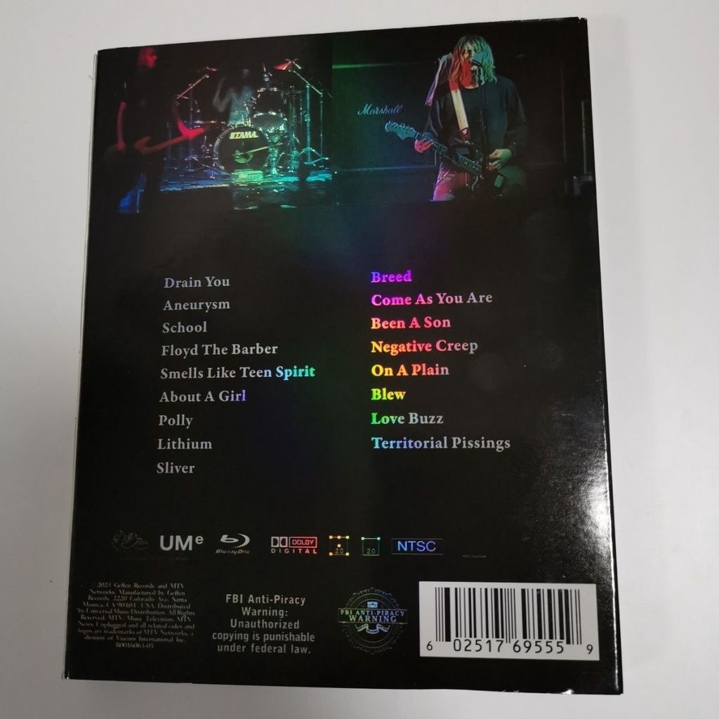NIRVANA 1991 Amsterdam Concert Blu ray 25G
