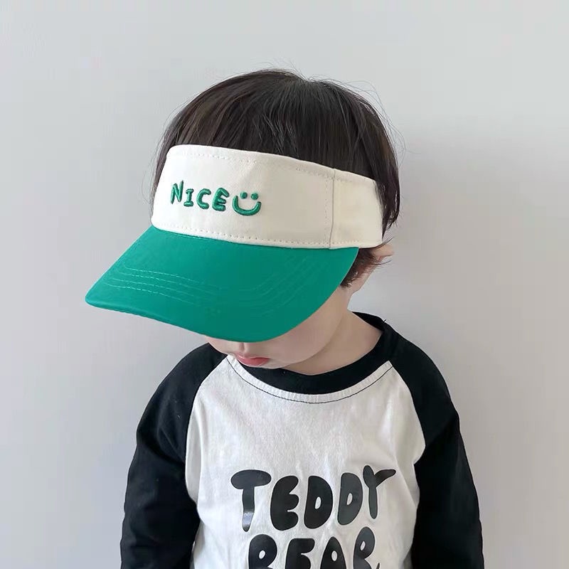 Nón Lưỡi Trai Nửa Đầu Chống Nắng Phong Cách Hàn Quốc Cho Bé