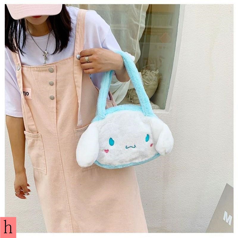 Túi Đeo Chéo Hình Chú Chó cinnamon Hoạt Hình Nhồi Bông Phong Cách lolita Nhật Bản Dễ Thương Cho Nữ