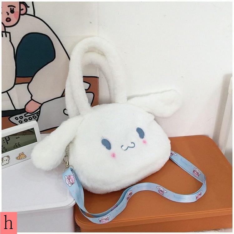 Túi Đeo Chéo Hình Chú Chó cinnamon Hoạt Hình Nhồi Bông Phong Cách lolita Nhật Bản Dễ Thương Cho Nữ