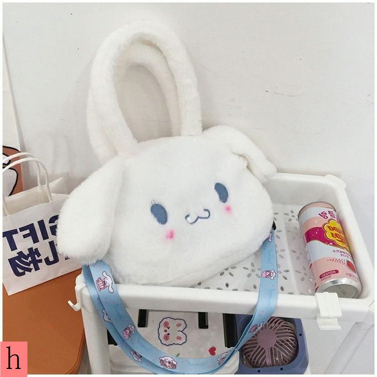 Túi Đeo Chéo Hình Chú Chó cinnamon Hoạt Hình Nhồi Bông Phong Cách lolita Nhật Bản Dễ Thương Cho Nữ