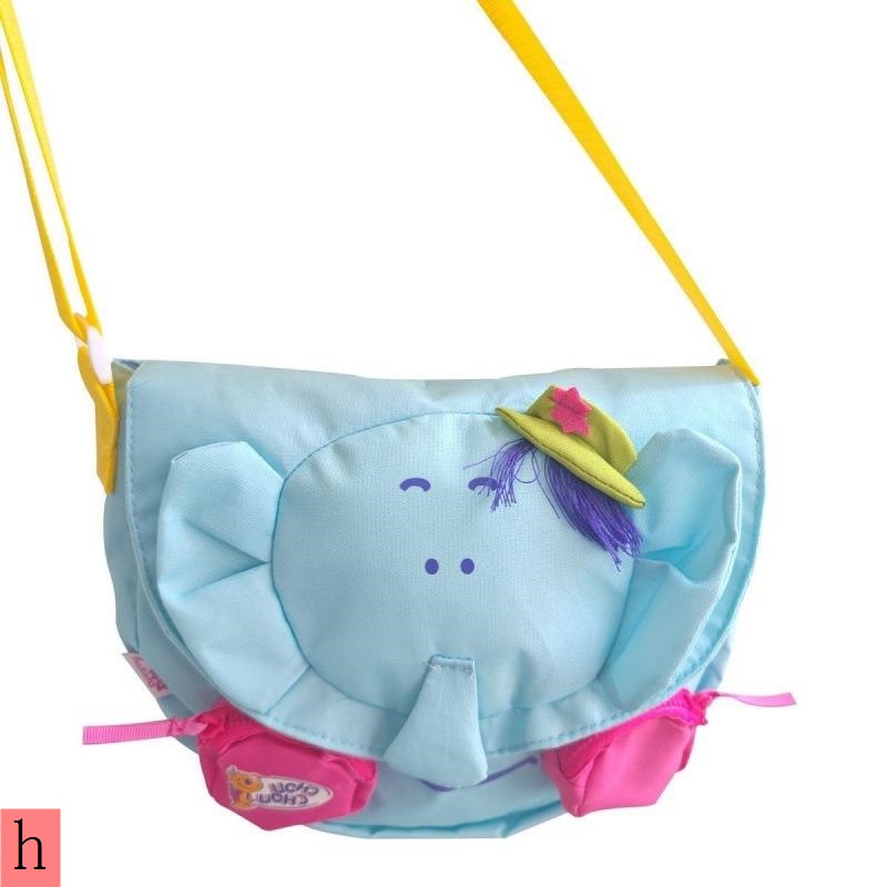 Túi Đeo Chéo Hình Voi Hoạt Hình Dễ Thương Cho Bé Gái