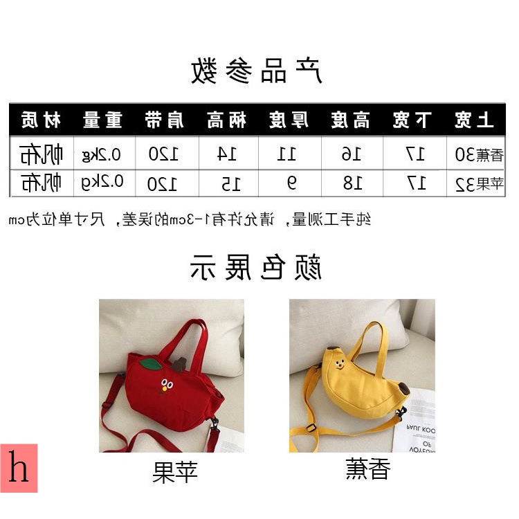 Túi Đeo Vai Nhỏ Nhắn Hình Trái Cây Dễ Thương Phong Cách Nhật Bản Thời Trang Mùa Hè Cho Nữ