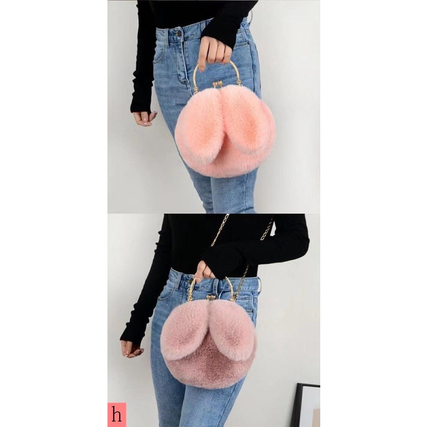 Mới Túi Đeo Chéo Vai Hình Tai Thỏ Thời Trang Sành Điệu Dễ Thương Cho Nữ