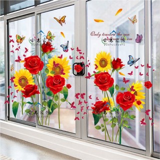 Đề can 3d dán tường / kính cửa sổ / ban công trang trí phòng khách / nhà bếp / phòng tắm