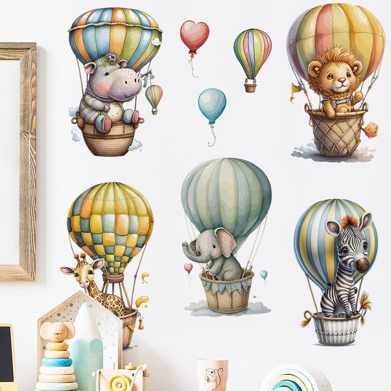 Sticker Dán Tường Họa Tiết Thỏ Dễ Thương Bắt Mắt Sành Điệu