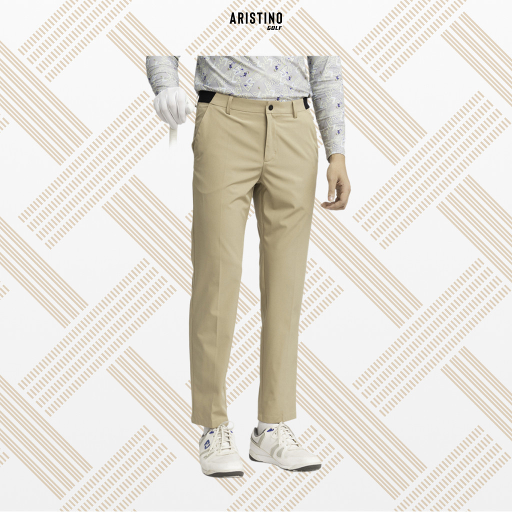 Quần âu nam golf fit màu be ARISTINO GOLF ATRG1102