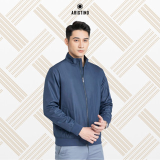 Áo khoác gió nam 2 lớp ARISTINO trượt nước dáng regular fit, thiết kế phối 3 màu nam tính trẻ trung AJK054W3
