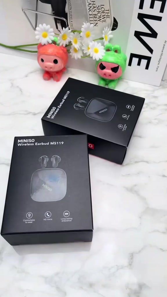 MINISO MS119 Tai Nghe Phiên Dịch AI dịch thuật thời gian thực 135 ngôn ngữ  Công nghệ Bluetooth 6.0  Âm thanh HiFi 2 micro khử tiếng ồn cuộc gọi (ENC) Chống nước IPX5 Tai nghe thể thao không dây | BigBuy360 - bigbuy360.vn