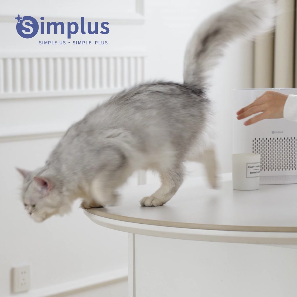 [VHL x Simplus] Máy Lọc Không Khí Dùng Cho Bàn Làm Việc Phòng Ngủ Nhỏ Bộ Lọc HEPA H11 Giá trị CADR 80m³/h KQJH008-V | BigBuy360 - bigbuy360.vn