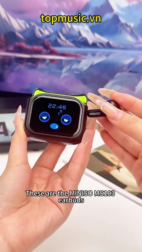 Tai nghe dịch Video MINISO MS103 AI Tai nghe không dây HIFI LCD Màn hình cảm ứng thông minh Tai nghe Bluetooth đa chức năng V6.0 ANC + ENC Tai nghe khử tiếng ồn | BigBuy360 - bigbuy360.vn