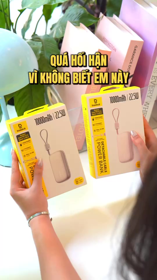 [Chứng nhận 3C MỚI] Baseus EnerFill FC21 Qpow 3 Ultra Digital Display Power Bank với cáp có thể tháo rời 10000mAh / 20000mAh 22,5W | BigBuy360 - bigbuy360.vn
