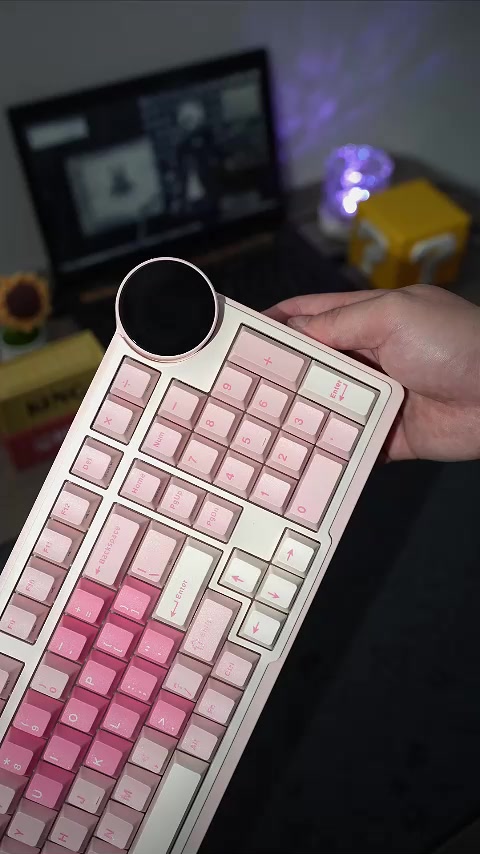 Royal Kludge RK R65 R75 N99 Bàn Phím Cơ RGB Giai Điệu Màu Hồng Có Núm Và Bàn Phím Tai Nghe Bàn Phím Số Combo Bộ | BigBuy360 - bigbuy360.vn