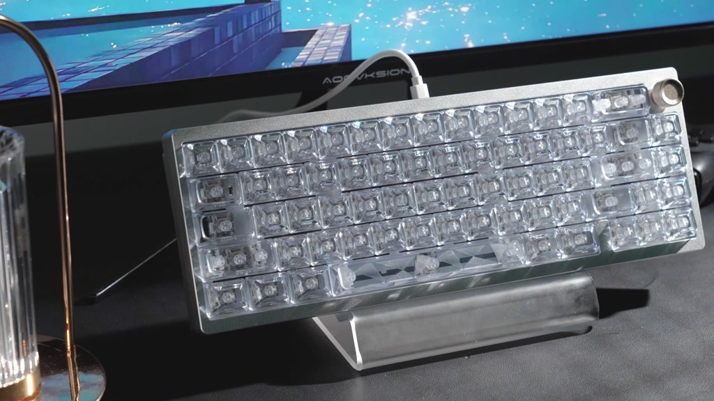 Womier 126 Phím Kim Cương Lấp Lánh RGB Tỏa Sáng Qua Keycaps ASA Profile Bộ Cá Tính Gateron / Cherry MX Bàn Phím Cơ | BigBuy360 - bigbuy360.vn