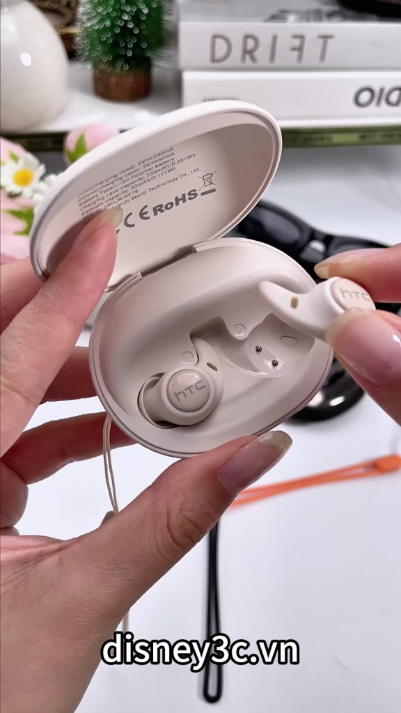 HTC NE76 Vi mô Tai nghe ngủ Người ngủ nghiêng ANC Khử tiếng ồn Tai nghe Bluetooth 360° ACS Âm thanh Dolby Tai nghe không dây AI dịch thuật | BigBuy360 - bigbuy360.vn