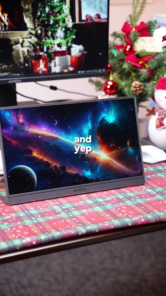 Màn hình di động ARZOPA 1920 * 1080p / sRGB Màn hình IPS 100% HD Màn hình chơi game HDMI Màn hình di động có chân đế cho PC / Mac / Điện thoại / Xbox / Switch | BigBuy360 - bigbuy360.vn