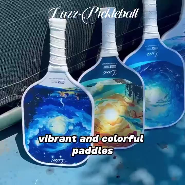 Luzz Pickleball Mái Chèo Bóng Fiesta Sợi Carbon 16mm Pickleball Mái Chèo T700 USAPA Phê Duyệt Pickleball Vợt Người Mới Bắt Đầu | BigBuy360 - bigbuy360.vn