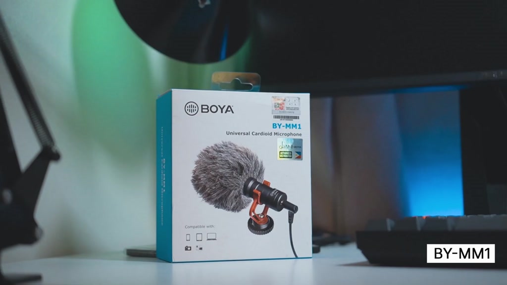BOYA BY-MM1 Micro Shotgun Cardioid Condenser Dùng Cho Quay Video Điện Thoại, Máy Ảnh, PC | BigBuy360 - bigbuy360.vn