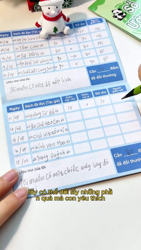 Trẻ Em Tự Kỷ Luật Kiểm Tra Điểm Passbook Có Phần Thưởng Dán Trưởng Thành Mẫu Giáo Đọc Sách Chúc Passbook Mo | BigBuy360 - bigbuy360.vn