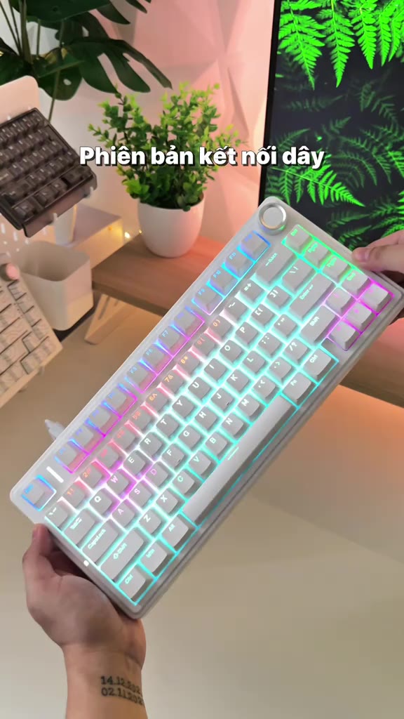 Bàn phím chơi game cơ khí trục xanh AULA F75 Trục đỏ 1 chế độ Kết nối có dây | BigBuy360 - bigbuy360.vn