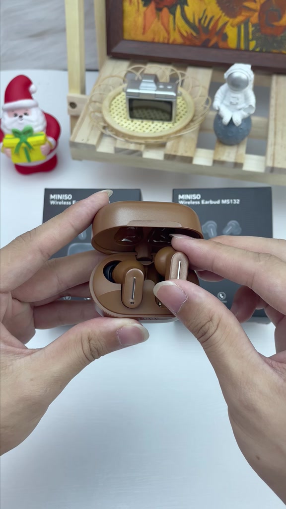 MINISO MS132 Tai nghe Bluetooth True Wireless  Bluetooth 6.0, độ trễ cực thấp, công nghệ chống ồn chủ động ENC. | BigBuy360 - bigbuy360.vn