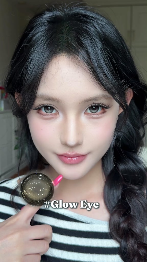 Kính áp tròng The Starlens Lens khóa trục 1 Cặp lens Highlight contact lens tròng kính mềm cho mắt to DIA14.5mm 6 tháng có độ (0-8) Highlight All-Day Stability | BigBuy360 - bigbuy360.vn