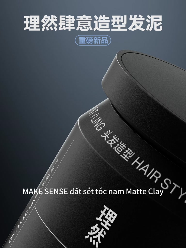 MAKE SENSE Matte Clay 50g – Sáp Vuốt Tóc Nam, Tạo Form & Texture, Hiệu Ứng Matte Tự Nhiên | BigBuy360 - bigbuy360.vn