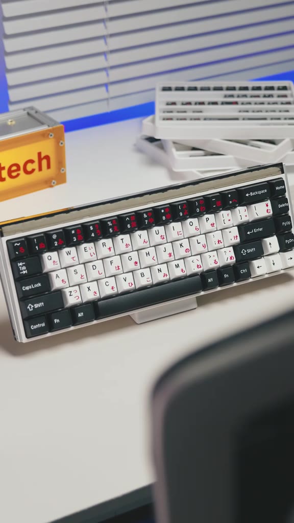 Taptempo WOB BOW Keycaps doueble shot PBT gốc đỏ Nga Nhật Bản Cherry hồ sơ keycap bộ cho bàn phím cơ | BigBuy360 - bigbuy360.vn