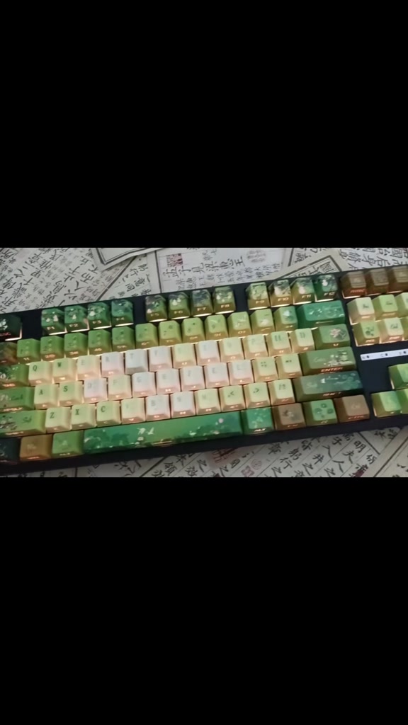 120 Phím Năm Mặt Nhuộm Thăng Hoa PBT Keycaps Hương Thơm Trà MOA & Cherry Profile Cho Bàn Phím Cơ | BigBuy360 - bigbuy360.vn
